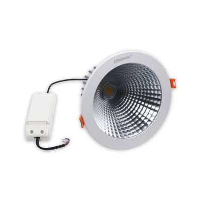 Gambar Krisbow Lampu Downlight LED Highpower 20 Watt COB 3000K Warm White