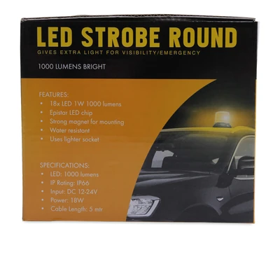 Gambar Krisbow Lampu Strobo Mobil 18 LED - Merah