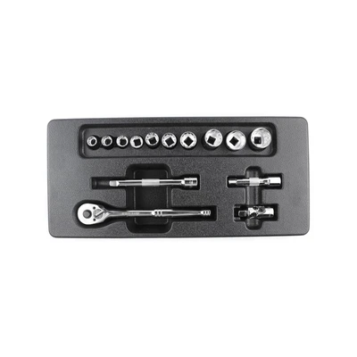 Gambar Krisbow Set Kunci Sok SQ3/8 Inch 10-22 mm