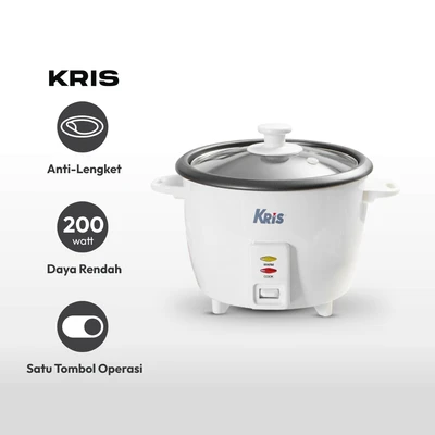 Gambar Kris 300 Ml Rice Cooker Manual - Putih