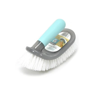 Gambar Casabella Sikat Gagang Heavy Duty Scrub - Abu-Abu