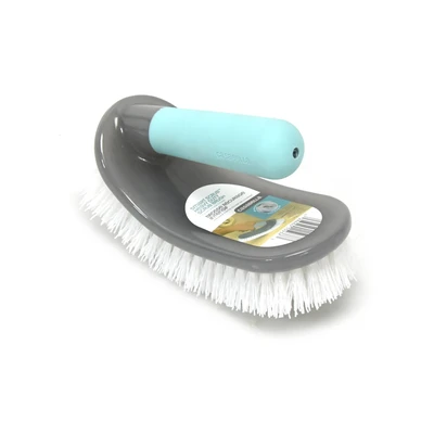 Gambar Casabella Sikat Gagang Heavy Duty Scrub - Abu-Abu