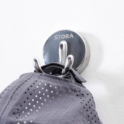 Gambar Stora Gantungan Pakaian Dinding Double Stainless Steel
