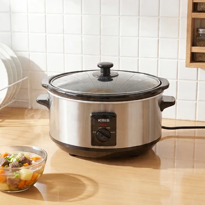 Gambar Kris Slow Cooker Oval 3.5 Liter - Silver