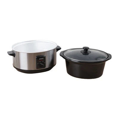 Gambar Kris Slow Cooker Oval 3.5 Liter - Silver