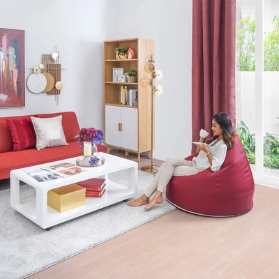 Gambar Informa Bean Bag AIN-P - Merah Maroon