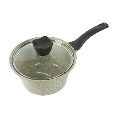 Gambar Kris 18 Cm Panci Saucepan Dengan Tutup Kaca & Handle