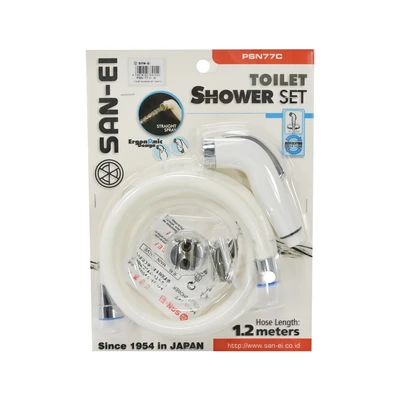 Gambar San Ei Set Toilet Shower Psn77C - Putih