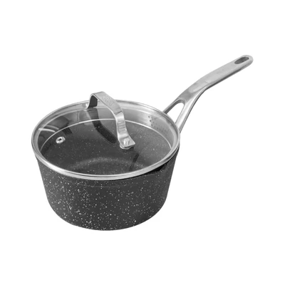 Gambar Starfrit The Rock Panci Casserole Stone Coating 18 cm - Hitam