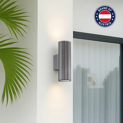 Gambar Eglo New Riga Lampu Dinding Oudoor - Hitam