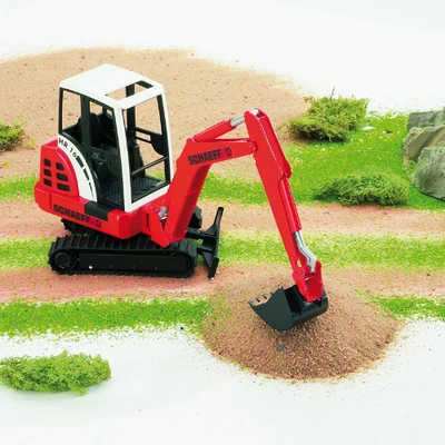 Gambar Bruder Diecast Mobil Schaeff Hr16 Mini Excavator 2432
