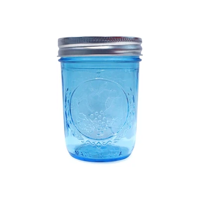 Gambar Jarden Home 236 Ml Ball Mason Stoples Half Pint - Biru