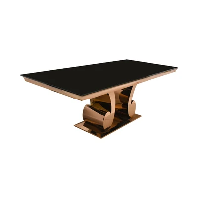 Gambar Informa Forgan Meja Makan 180x90x75 cm - Rose Gold