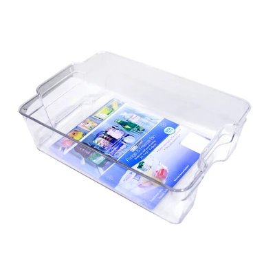 Gambar Stora Wadah Penyimpanan Freezer Plastik 31.1x21.1x9 cm Transparan