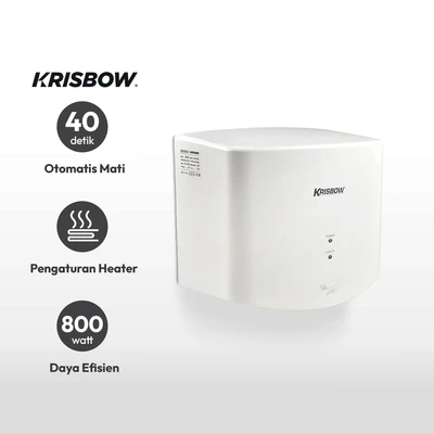 Gambar Krisbow Hand Dryer 23.5x25x16.5 Cm 800 W