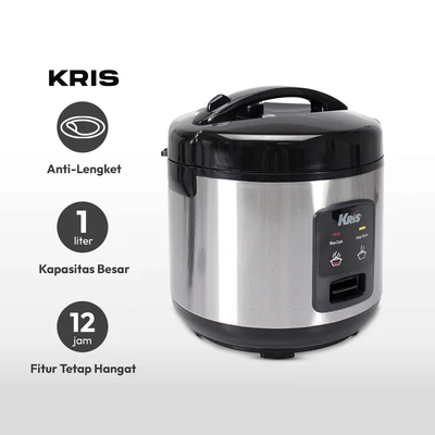 Gambar Kris 1 Ltr Deluxe Rice Cooker - Silver