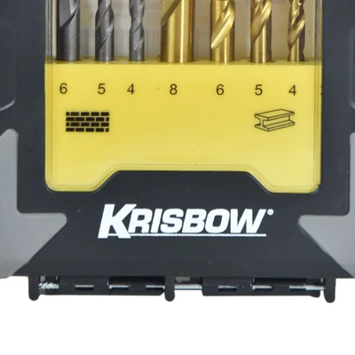Gambar Krisbow Mata Bor Mixed Set 10 pcs Iradbs10