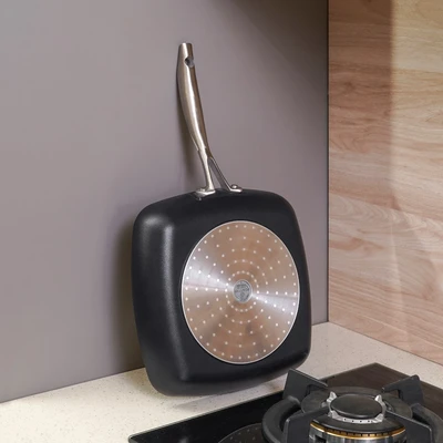 Gambar Scanpan Pro IQ Wajan Panggang Aluminium 27 cm - Hitam