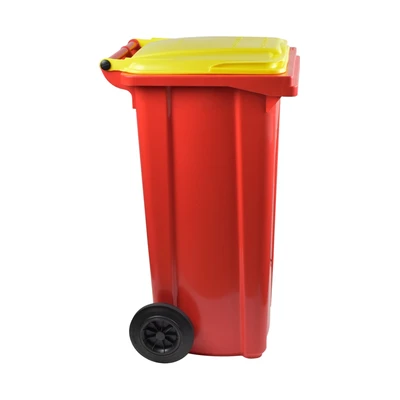 Gambar Krisbow 120 Ltr Tempat Sampah Outdoor Neo - Kuning/merah