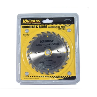 Gambar Krisbow Pisau Gergaji Mesin Bundar 140mmx24T Untuk Kayu