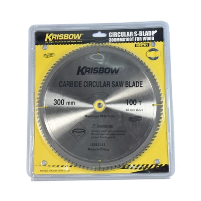 Gambar Krisbow Pisau Gergaji Mesin Bundar 300mmx100T Untuk Kayu