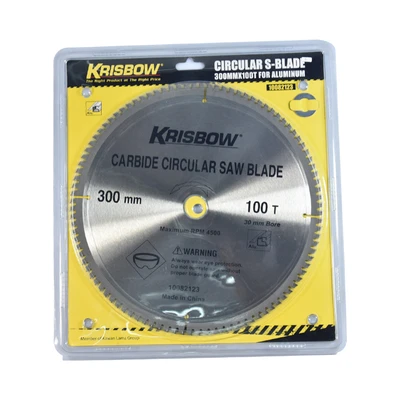 Gambar Krisbow Pisau Gergaji Mesin Bundar 300 mmx100 T Untuk  Aluminum