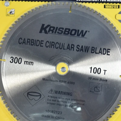 Gambar Krisbow Pisau Gergaji Mesin Bundar 300 mmx100 T Untuk  Aluminum