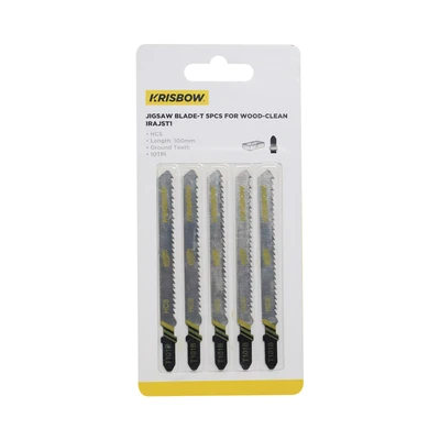 Gambar Krisbow Mata Pisau Gergaji Ukir Kayu Blade-T Set 5 pcs Irajst1