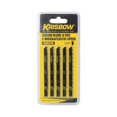 Gambar Krisbow Mata Pisau Gergaji Ukir Kayu Speed Blade-U Irajsu2 Set 5 pcs