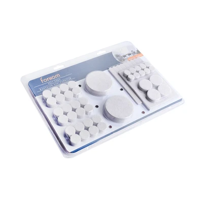 Gambar Forhom Set Alas Kaki Furnitur Flanel 118 Pcs - Putih