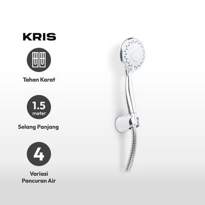 Gambar Kris Set Hand Shower 8 - Silver