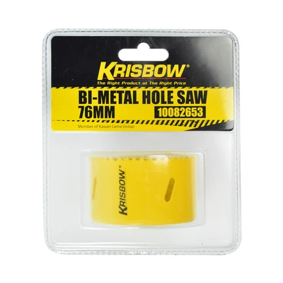 Gambar Krisbow Mata Bor Bi-Metal Hole Saw 76mm Irahs12