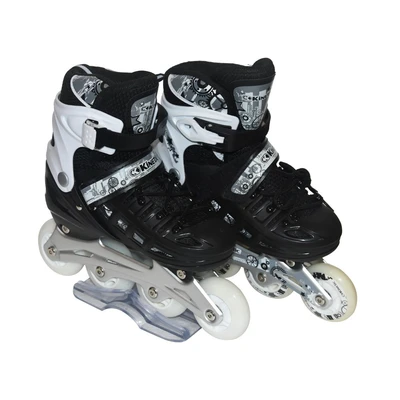 Gambar Kinetic Ukuran M Sepatu Inline Skate Lf-905 - Hitam/abu-abu