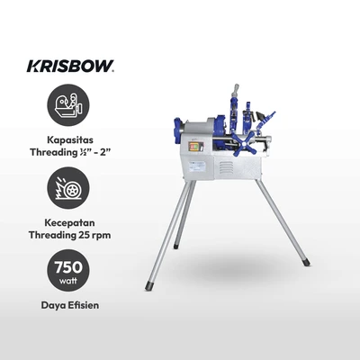 Gambar Krisbow Threading Mch 1/2-2 In Bspt 750W 220V