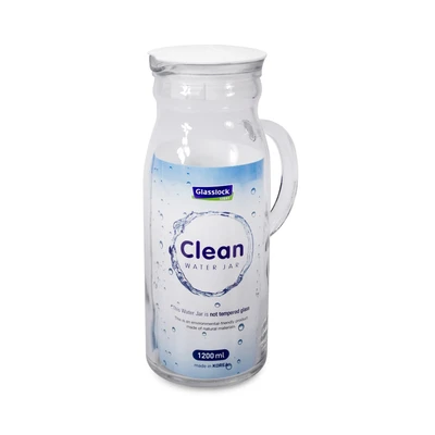 Gambar Glasslock 1.2 Ltr Clean Teko Minum - Putih