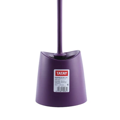 Gambar Tatay Set Sikat Toilet Aubergine - Ungu