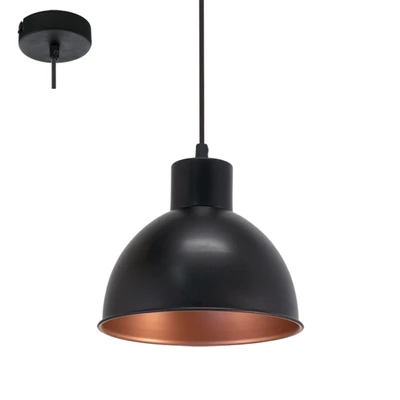 Gambar Eglo Truro Lampu Gantung Hias 1L - Hitam/Copper