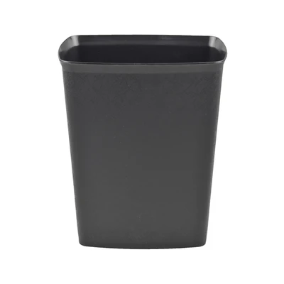 Gambar Krisbow Tempat Sampah Plastik Tahan Api Square 8 Liter - Hitam