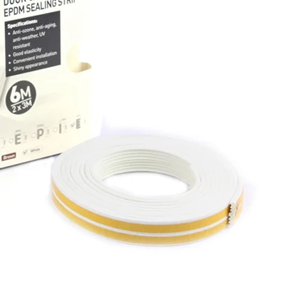 Gambar Krisbow Weatherstrip Epdm 9x3.5 mm - Putih