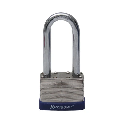 Gambar Krisbow Gembok Besi Laminasi Shackle Panjang 5 cm