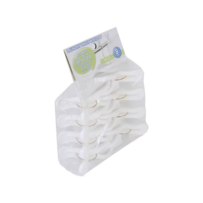 Gambar Clover Jepitan Jemuran Set 8 Pcs - Putih