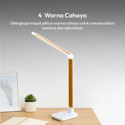 Gambar Eglare Icolor Lampu Meja LED 8 Watt Schematic - Gold