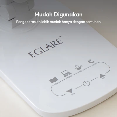 Gambar Eglare Icolor Lampu Meja LED 8 Watt Schematic - Gold