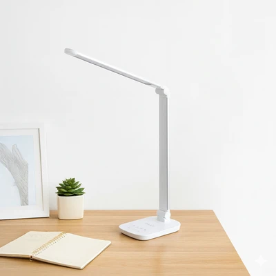 Gambar Eglare Icolor Lampu Meja LED 8 Watt Schematic - Silver