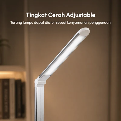Gambar Eglare Icolor Lampu Meja LED 8 Watt Schematic - Silver