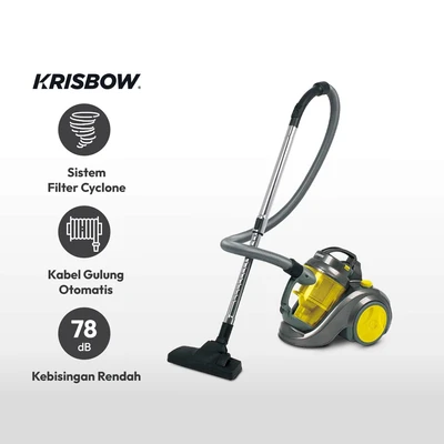 Gambar Krisbow Vacuum Cleaner Dry Cyclone 2.5 Liter 800 Watt