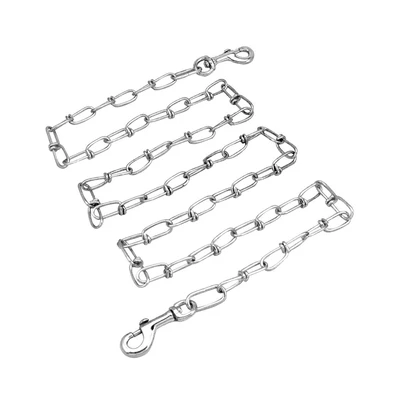 Gambar Pet Kingdom Rantai Anjing Dog Tie Out Chain Two End Snap 3.0mmx182.9cm