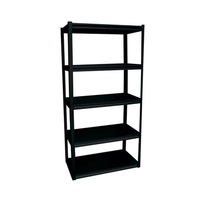 Gambar Krisbow Rak Besi 5 Tingkat 90x45x183 cm - Hitam