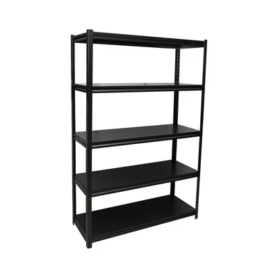 Gambar Krisbow Rak Besi 5 Tingkat 120x45x183 cm - Hitam