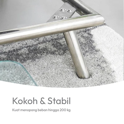 Gambar Informa Dayton Sofa Bed Kulit - Cokelat
